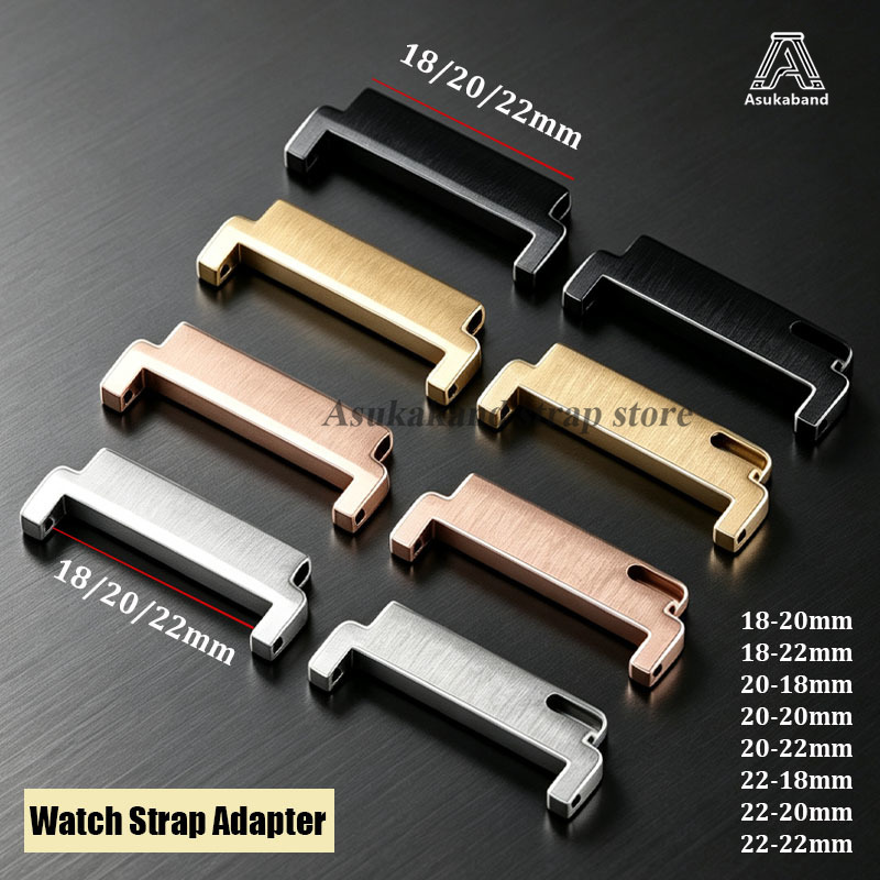 Jewelry Stores Watches - 2個入りクイックリリースウォッチストラップアダプター、時計アクセサリー、18mmから20mm、22mm、20mmから18/20/22mm、22mmから22mm、シルバーピンコネクター