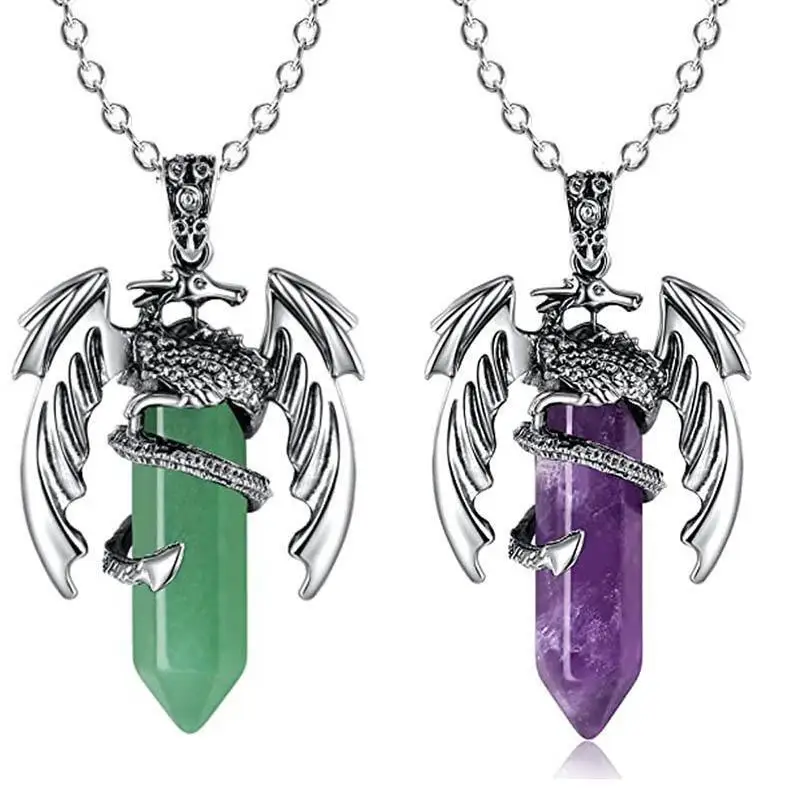 Jewelry & Watches Sp Z Oo Ul Frezerów 3 - ネックレス-男性と女性のための天然真珠の石のペンダント,金属の石の宝石