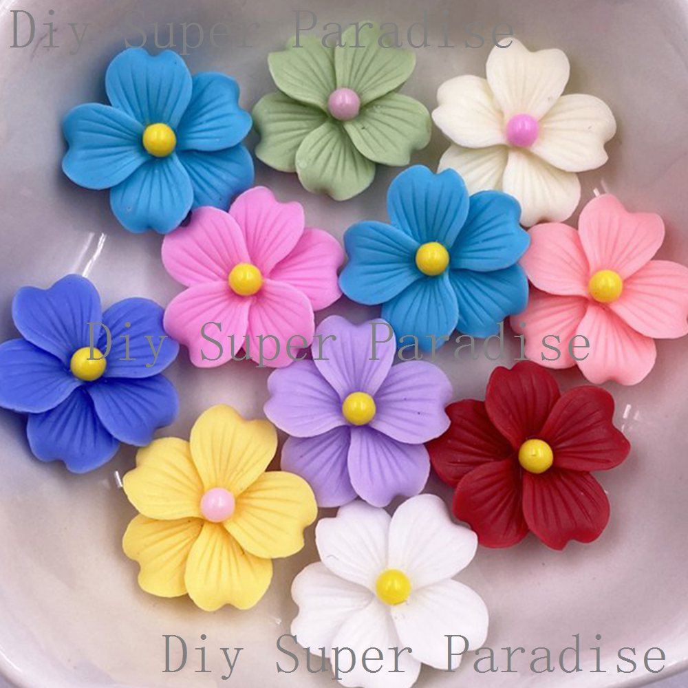 Paradise Jewelry & Watches Llc Miami - 50 個樹脂カラフルな 16 ミリメートル花フラットバック石置物スクラップブック DIY 結婚式クリスマスアート装飾ジュエリー工芸品アクセサリー