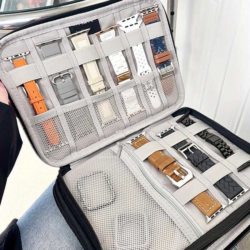 Jewelry Watches Box - 時計バンドバッグ Apple Watch ストラップボックスケース旅行スマートウォッチリストストラップ収納バッグボックス時計/ジュエリーオーガナイザーホルダー