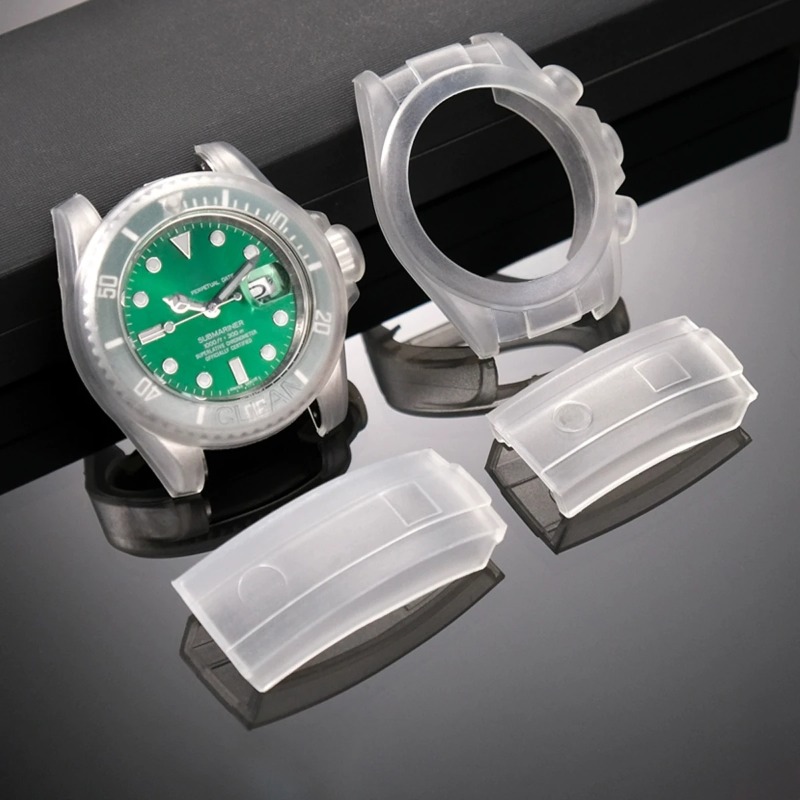 Rolex Watch Daytona - 時計保護ケース透明傷防止防水シリコン保護フィルムロレックスウォーターゴーストデイトナ 40mm 時計ケース用