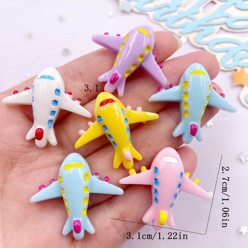 10 個混合樹脂カラフルな漫画航空機フラットバック石置物スク - Paradise Jewelry & Watches Llc Miami のレビューと価格