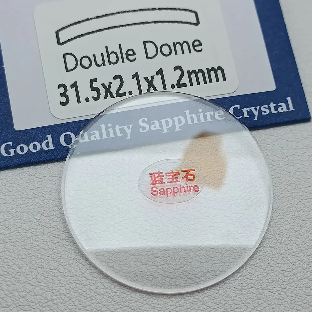 厚さ1mm/1.2mmの平型時計レンズサファイアガラス交換用 - Stones Watches & Jewelry In Sweden Ab のレビューと価格