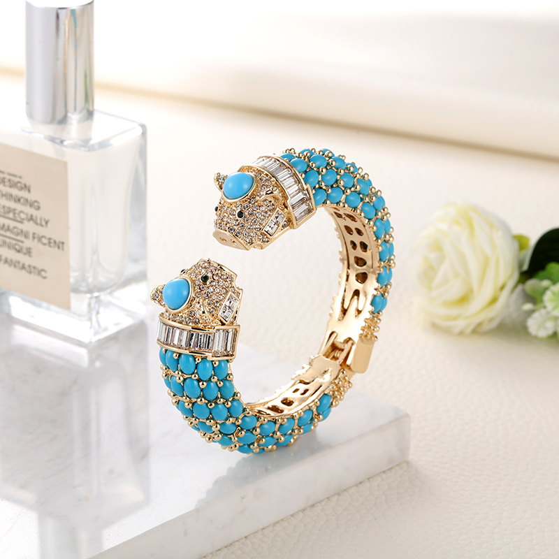 サリーのパラダイス アニマルブレスレット ゴールドメッキ バ - Paradise Jewelry & Watches Llc Miami のレビューと価格