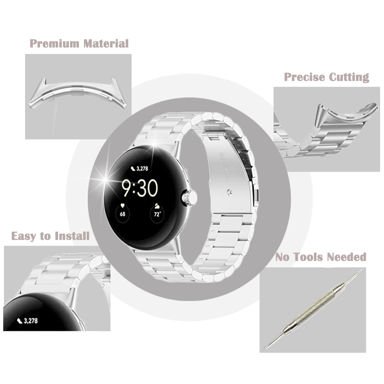 スイッチ用金属コネクタ,1/2ペア,Google Pixel - Jewelry Stores Watches のレビューと価格