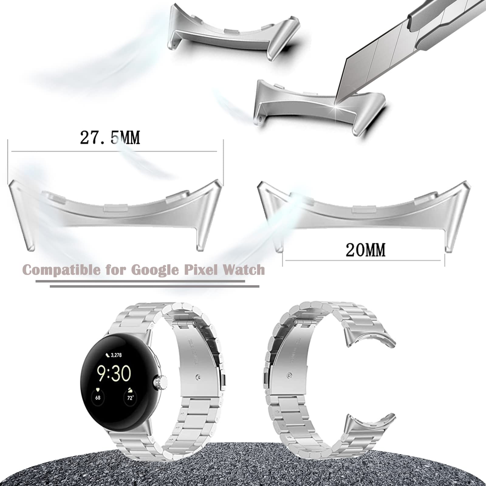 スイッチ用金属コネクタ,1/2ペア,Google Pixel - Jewelry Stores Watches のレビューと価格
