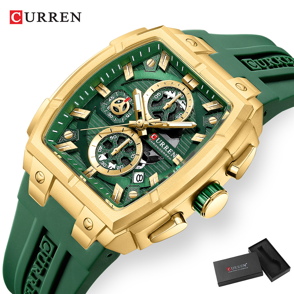 CURREN 高級ヴィンテージ腕時計 メンズ スポーツ クロ - Jewelry Style Watches のレビューと価格