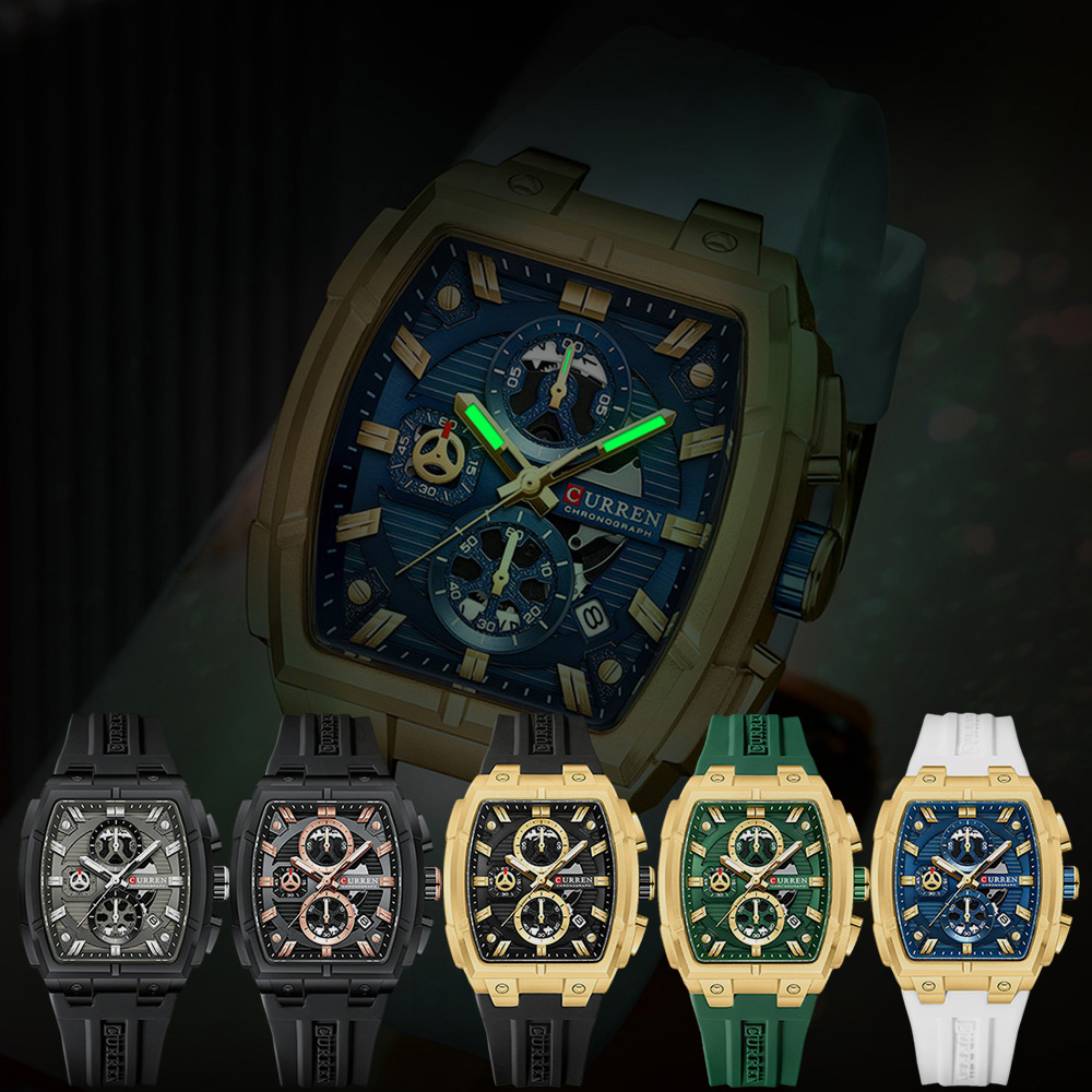 CURREN 高級ヴィンテージ腕時計 メンズ スポーツ クロ - Jewelry Style Watches のレビューと価格