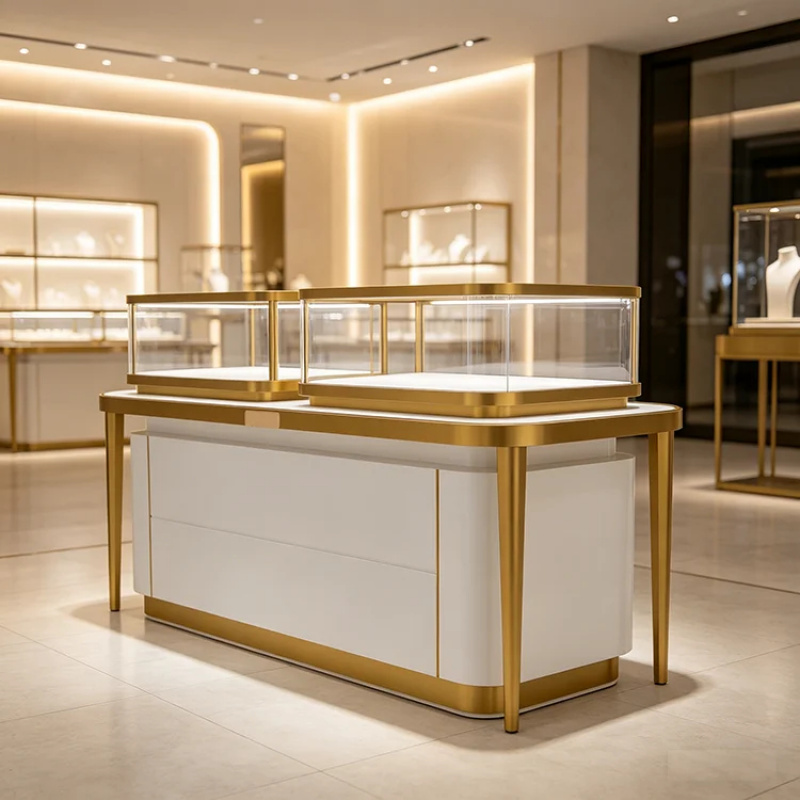 カスタム高級ステンレス製ガラス製ロック付きジュエリー＆腕時計 - Jewelry Stores Watches のレビューと価格