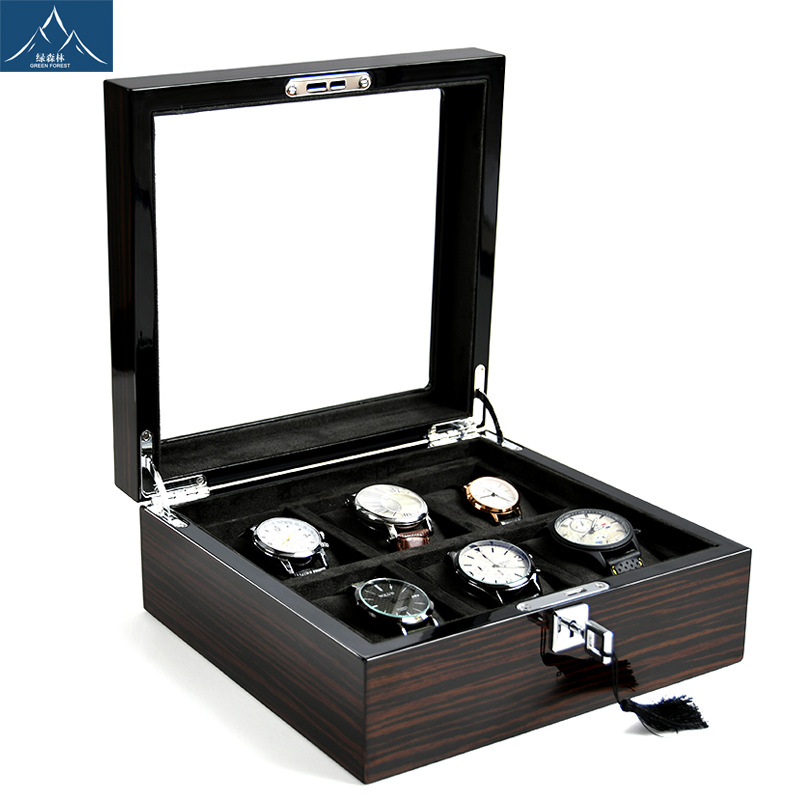 Hxl 木製ピアノラッカー多機能時計ボックス ジュエリー収納 - Jewelry Watches Box のレビューと価格