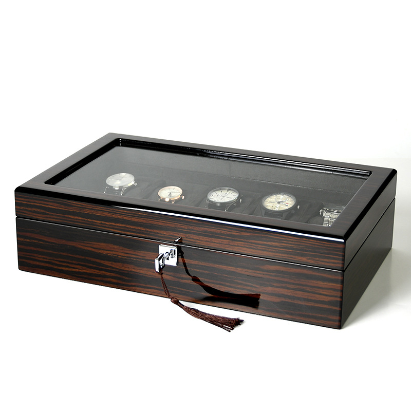 Hxl 木製ピアノラッカー多機能時計ボックス ジュエリー収納 - Jewelry Watches Box のレビューと価格