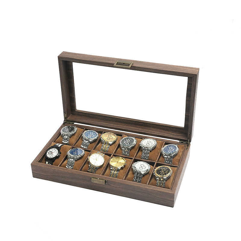 ヨーロッパの革製時計収納ボックスギフト包装ストールディスプレ - Jewelry Watches Box のレビューと価格