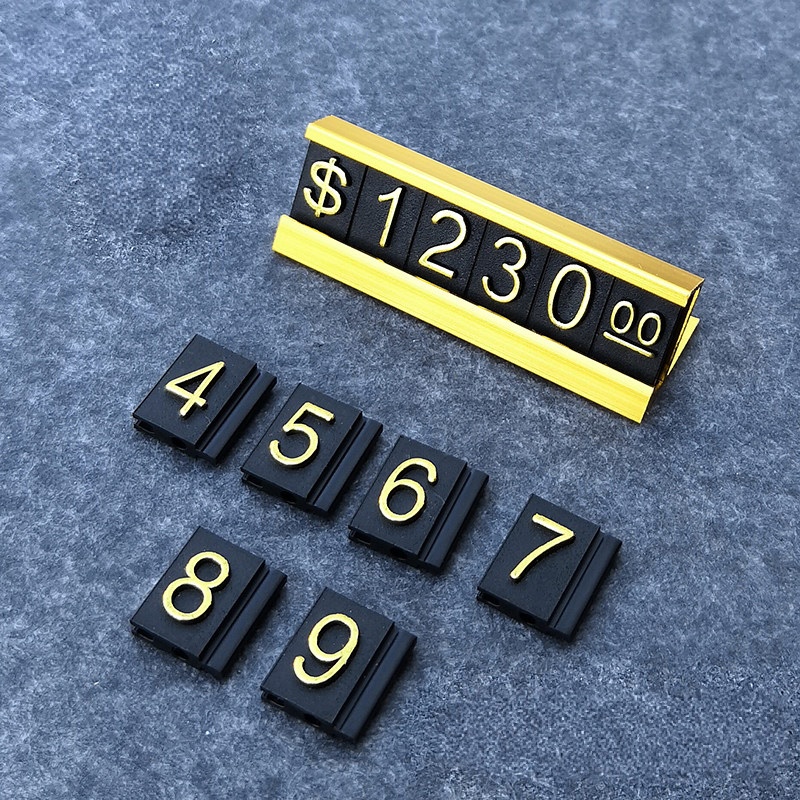 30セット アルミ製 調整可能 数字付き セール価格ラベル  - Jewelry Watches For Sale のレビューと価格