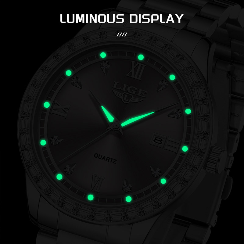 LIGE クォーツ腕時計 2026 高級レディース腕時計 夜 - Jewelry Style Watches のレビューと価格