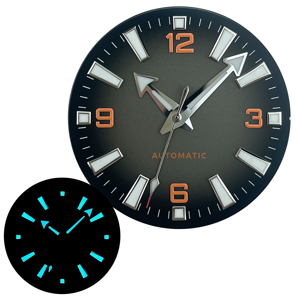 33mm ノーロゴ滅菌ブラックオレンジグラデーションウォッチ - Jewelry Style Watches のレビューと価格