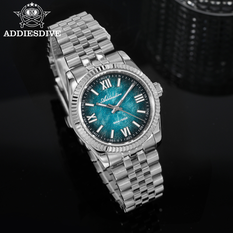 ADDIESDIVE エレガントな女性用腕時計高級サファイア - Jewelry Watches Box のレビューと価格