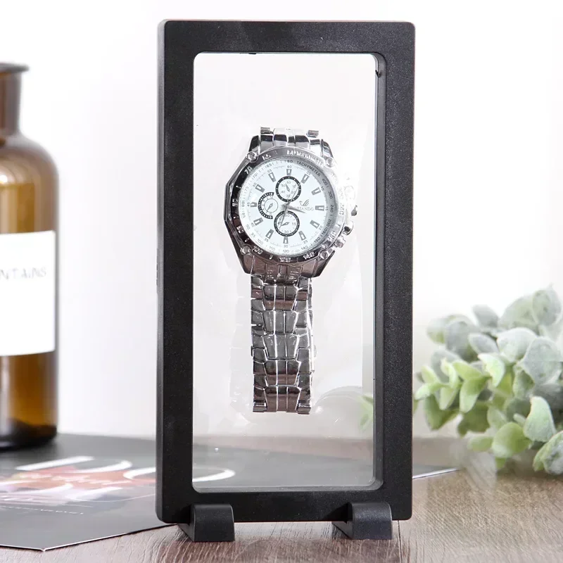 ペット薄膜ジュエリーディスプレイスタンドボックスフローティン - Stones Watches & Jewelry In Sweden Ab のレビューと価格