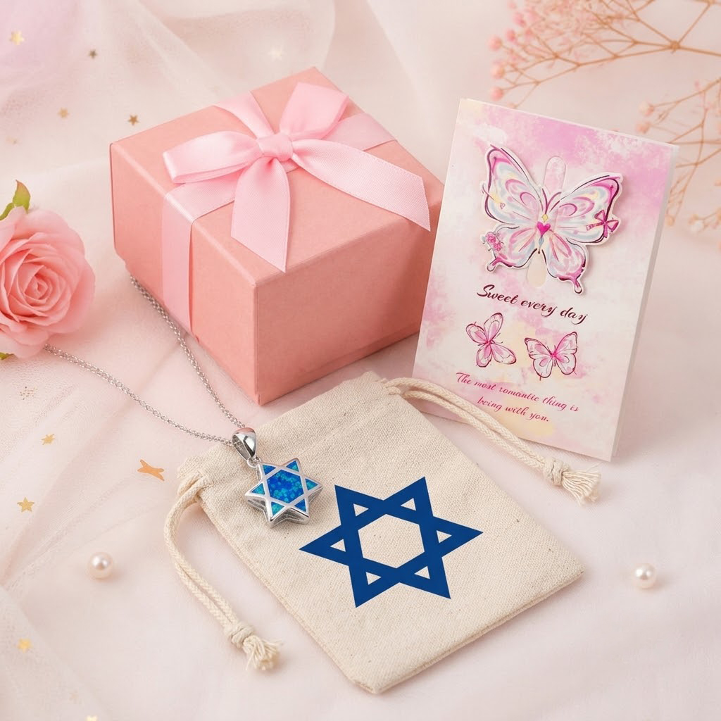 ダビデの星オパールペンダントネックレス リバーシブル ユダヤ - Jewelry & Watches Sp Z Oo Ul Frezerów 3 のレビューと価格
