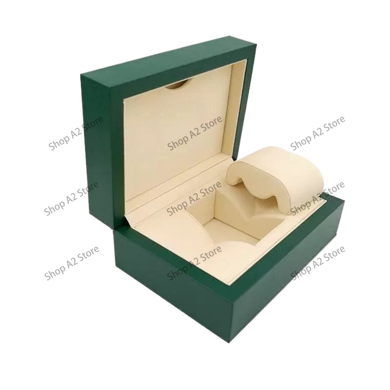 波模様デザインの時計ボックス、男女兼用のグリーンギフトパッケ - Jewelry Watches Box のレビューと価格
